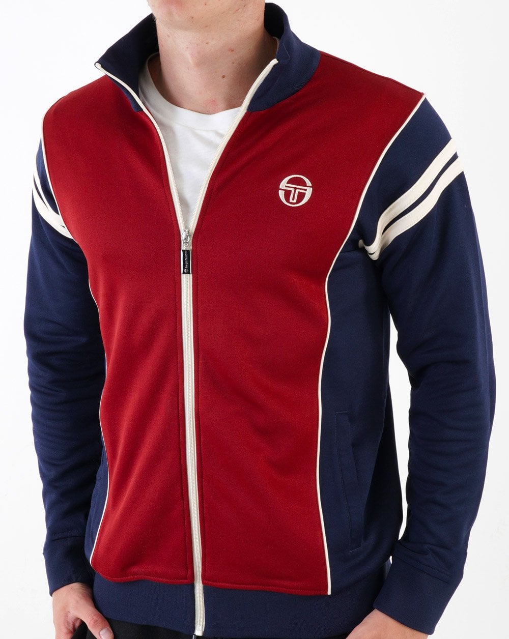 Sergio Tacchini Scirocco Track Top Merlot/Marineblau