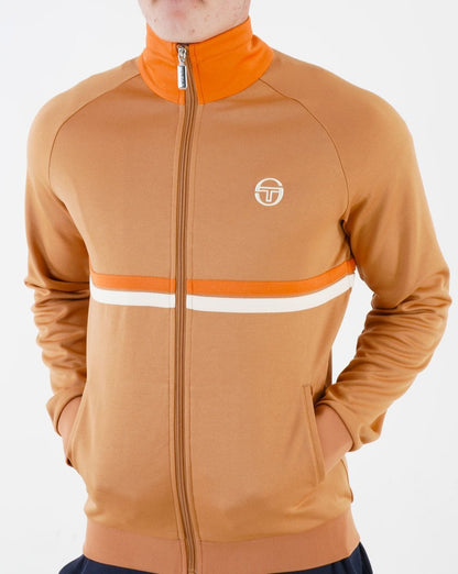 Sergio Tacchini Dallas Track Top Mandel/Dunkelorange
