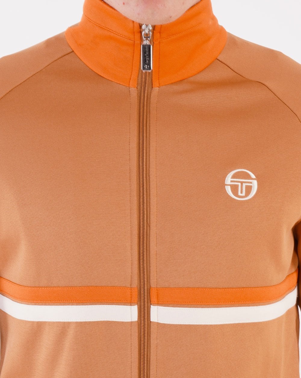 Sergio Tacchini Dallas Track Top Mandel/Dunkelorange