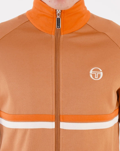 Sergio Tacchini Dallas Track Top Mandel/Dunkelorange