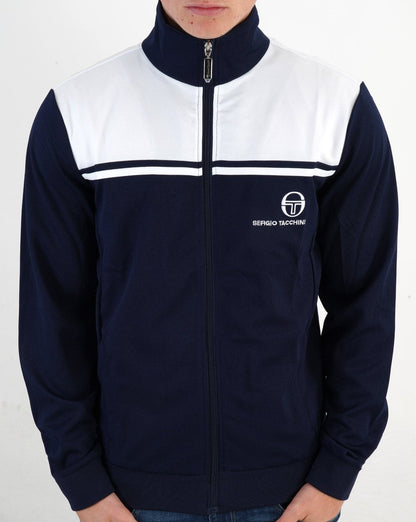 Sergio Tacchini New Young Line Trainingsjacke Marineblau/Weiß
