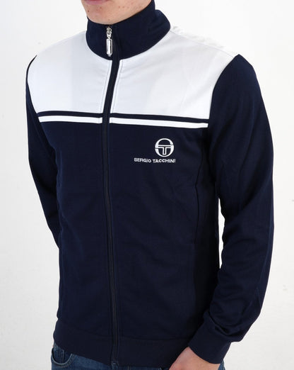 Sergio Tacchini New Young Line Trainingsjacke Marineblau/Weiß