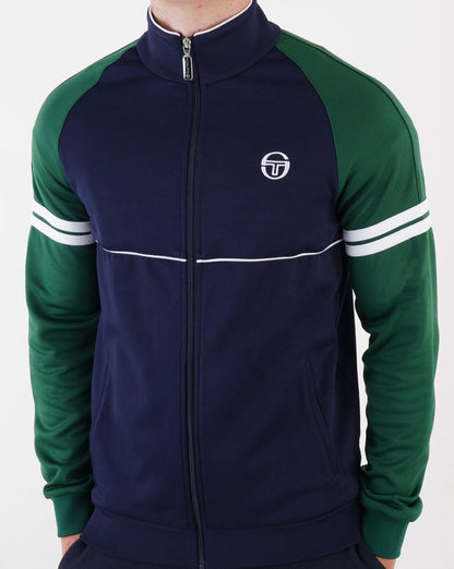 Sergio Tacchini Orion Trainingsjacke Marineblau/Dunkelgrün