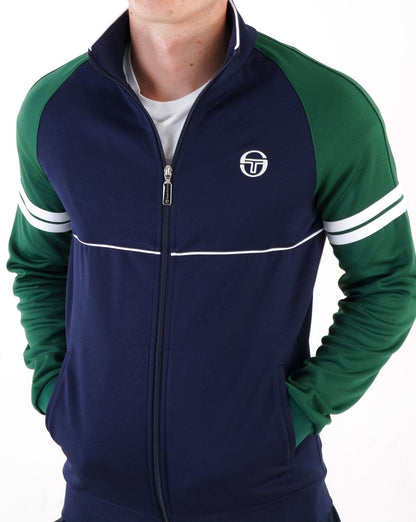 Sergio Tacchini Orion Trainingsjacke Marineblau/Dunkelgrün
