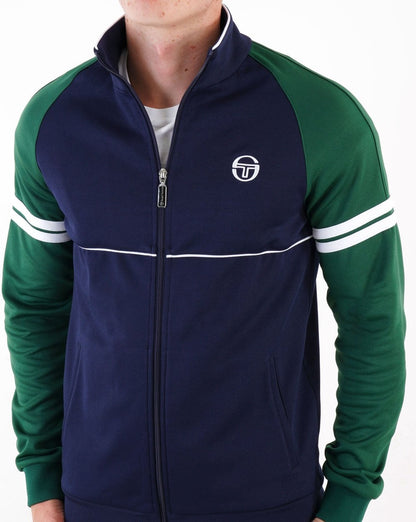 Sergio Tacchini Orion Trainingsjacke Marineblau/Dunkelgrün