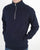 Benetton Quarter Zip Sweatshirt Navy