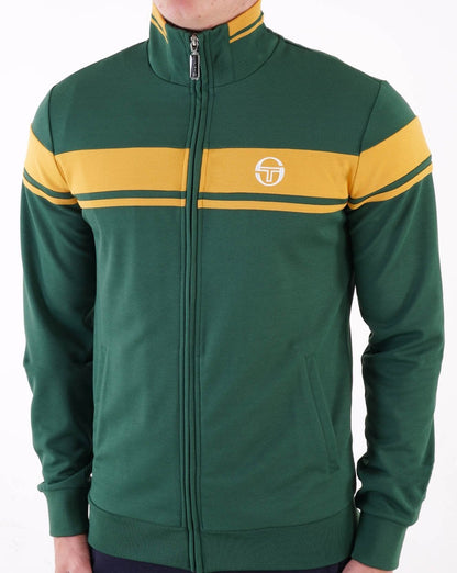 Sergio Tacchini Masters Track Top Dunkelgrün/Gold