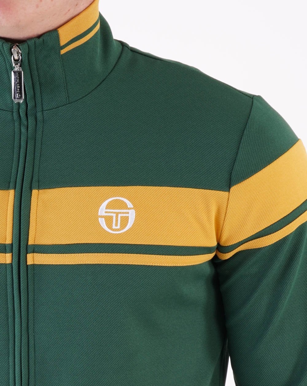 Sergio Tacchini Masters Track Top Dunkelgrün/Gold