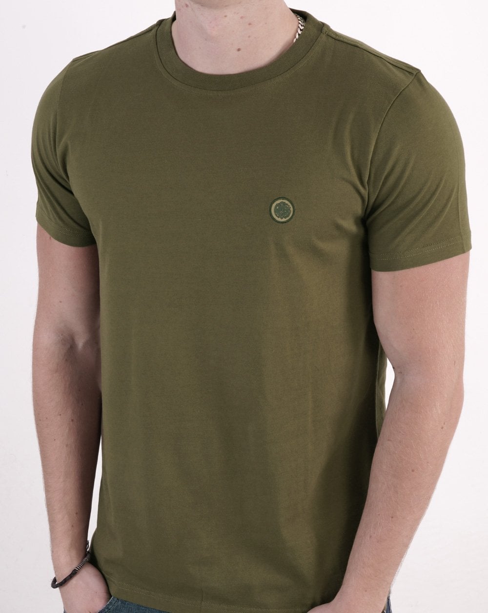 Pretty Green – Mitchell – T-Shirt in Khaki