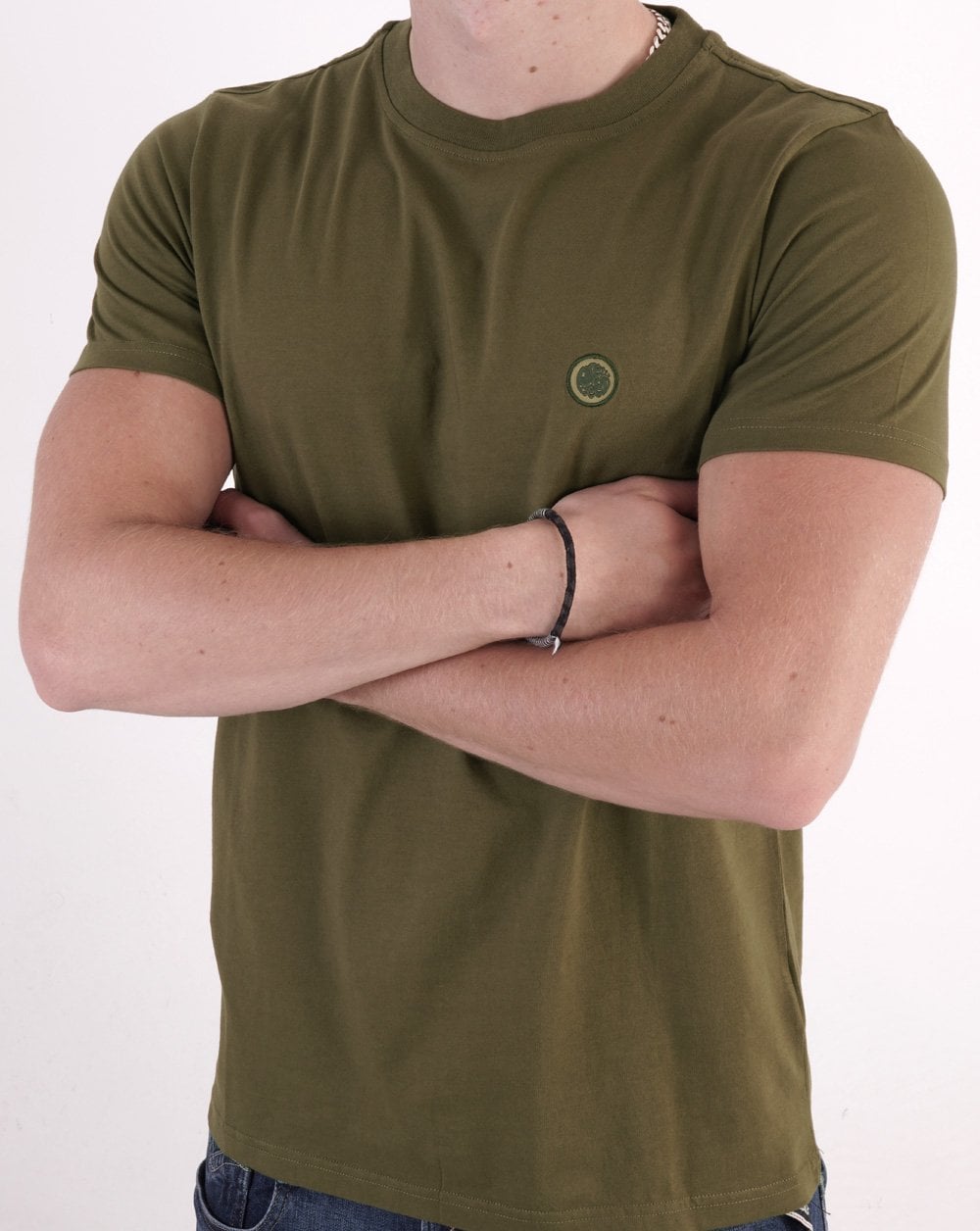 Pretty Green – Mitchell – T-Shirt in Khaki
