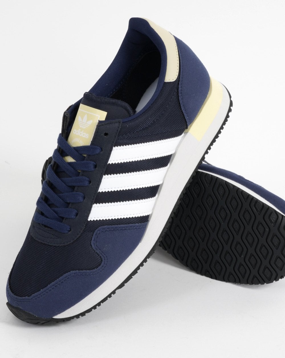 Adidas USA 84 Trainers Navy/Yellow