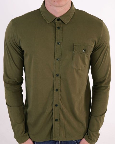 Replay Essential Shirt Military Green