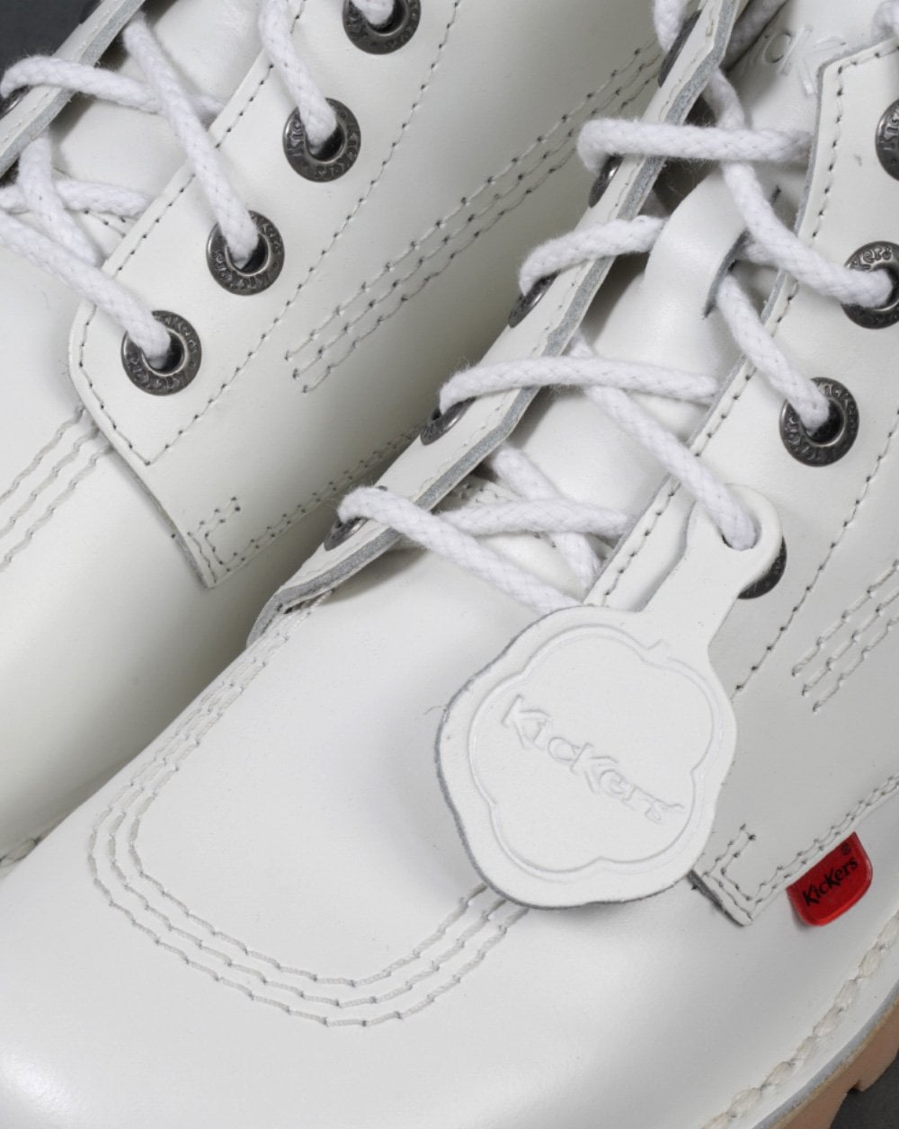 Kickers Kick Hi Leather Boot White