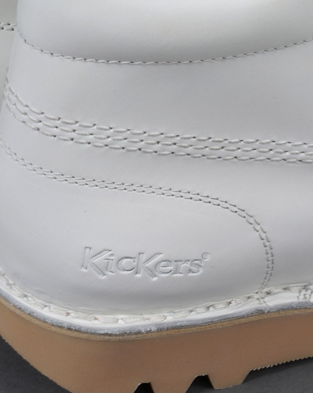 Kickers Kick Hi Lederstiefel Weiß