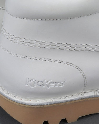 Kickers Kick Hi Lederstiefel Weiß