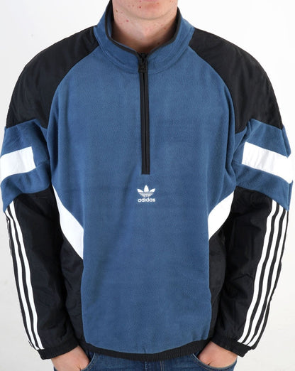 Adidas Originals Rekive Polarfleece Blau/Schwarz