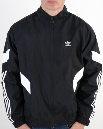 Adidas Originals – Rekive – Gewebtes Trainingsoberteil in Schwarz