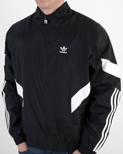 Adidas Originals – Rekive – Gewebtes Trainingsoberteil in Schwarz