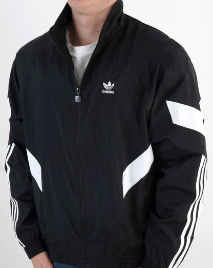 Adidas Originals – Rekive – Gewebtes Trainingsoberteil in Schwarz