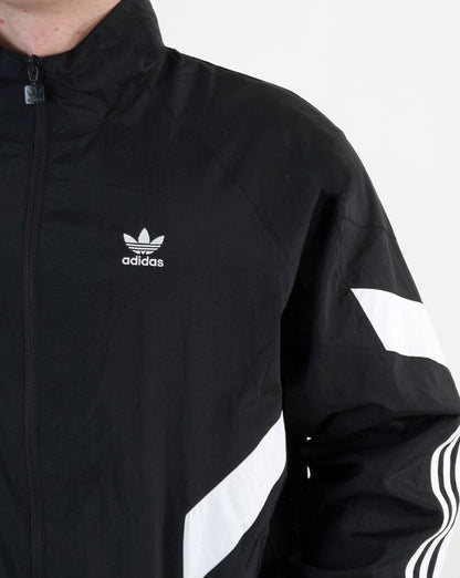 Adidas Originals – Rekive – Gewebtes Trainingsoberteil in Schwarz