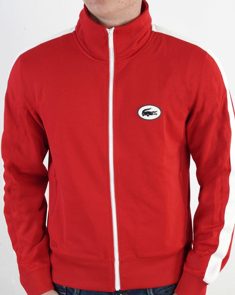 Lacoste Retro Track Top Red
