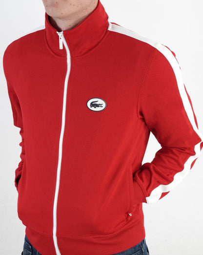 Lacoste Retro Trainingsjacke Rot