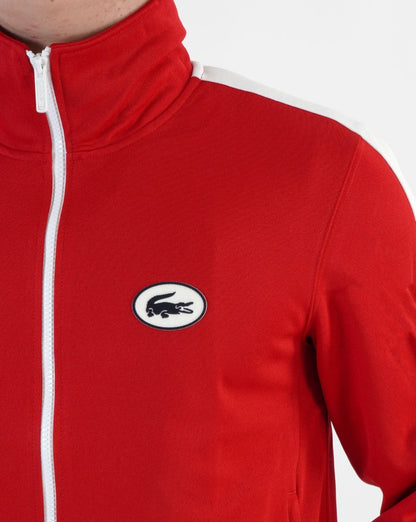 Lacoste Retro Trainingsjacke Rot