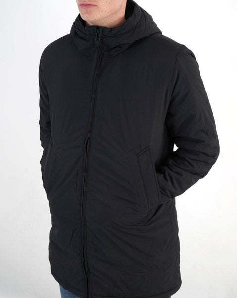 Pretty Green Oracle Quilted Parka Black