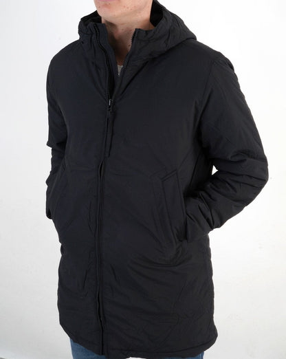 Pretty Green – Gesteppter Parka „Oracle“ in Schwarz
