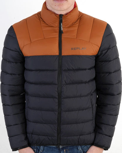 Replay Steppjacke Schwarz