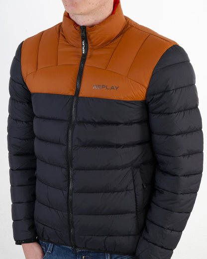 Replay Steppjacke Schwarz
