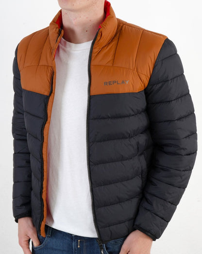 Replay Steppjacke Schwarz