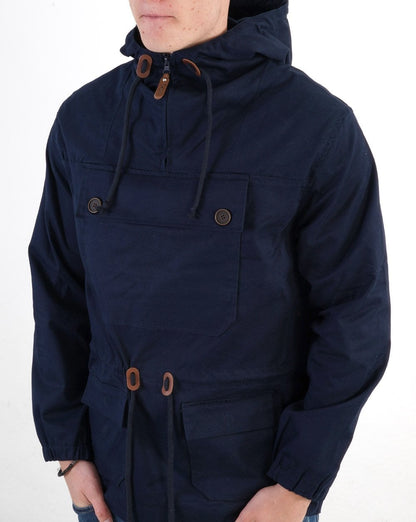 Trojan Overhead-Scooter-Jacke, Marineblau