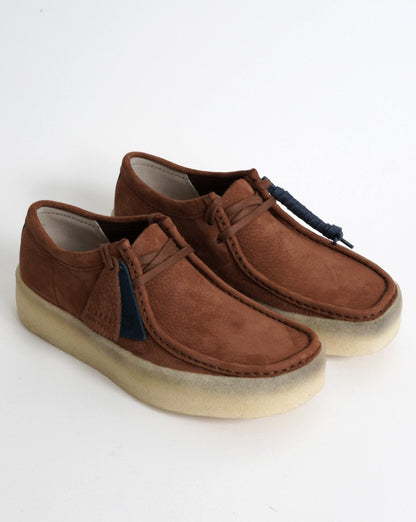 Clarks Originals – Wallabee Cup – Schuhe aus hellbraunem Wildleder