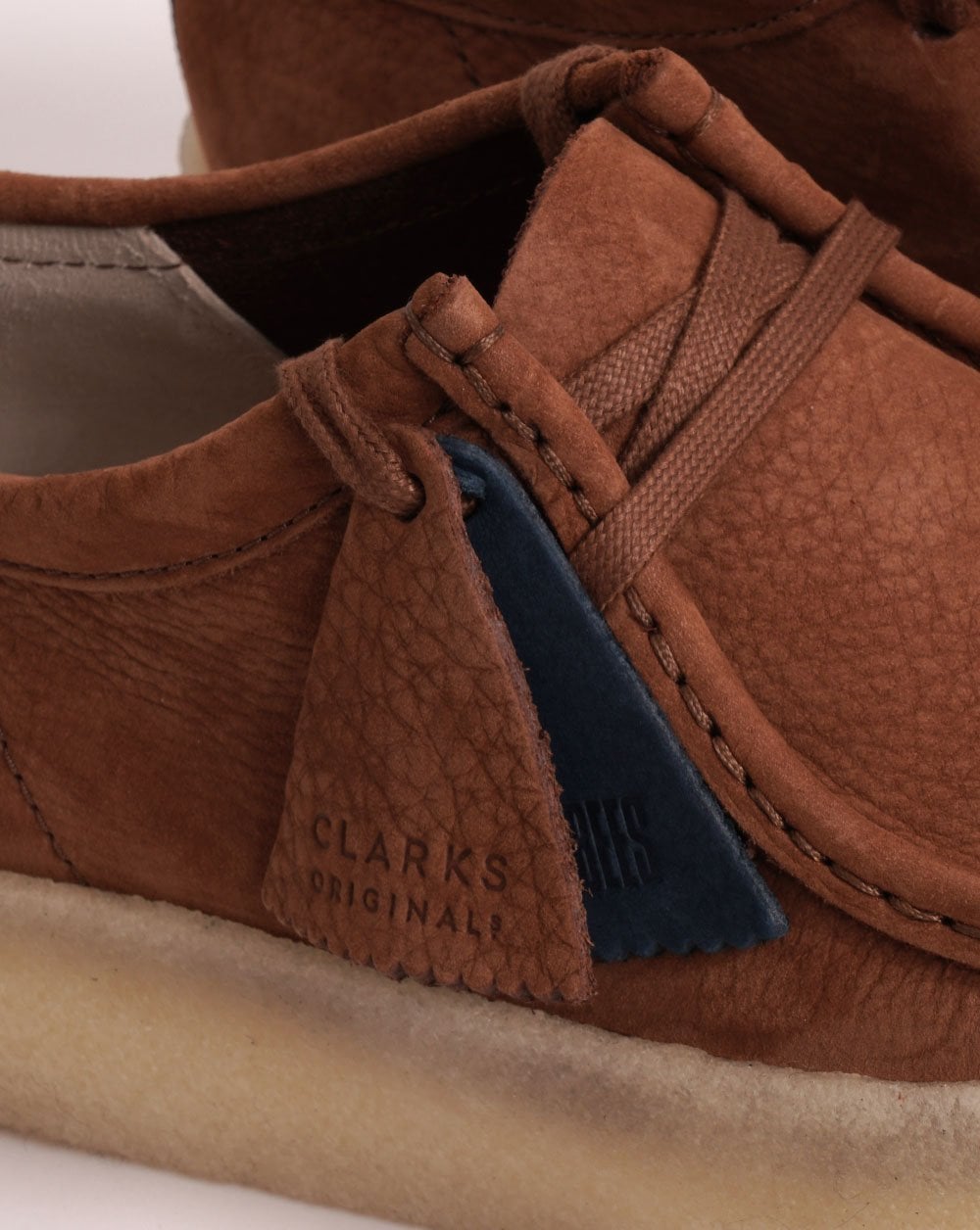 Clarks Originals – Wallabee Cup – Schuhe aus hellbraunem Wildleder
