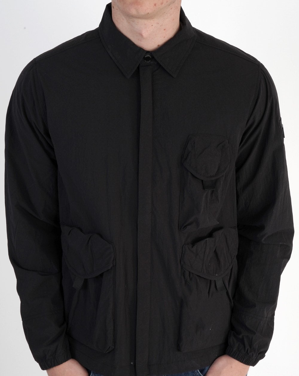 Weekend Offender Hamburg Overshirt Schwarz