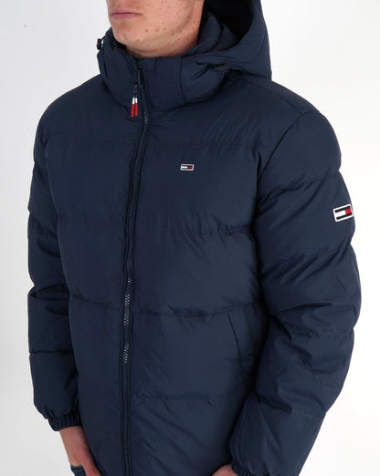 Tommy Jeans Daunenjacke Marineblau