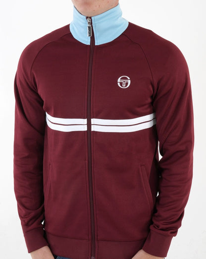 Sergio Tacchini Dallas Track Top Weinrot/Himmel