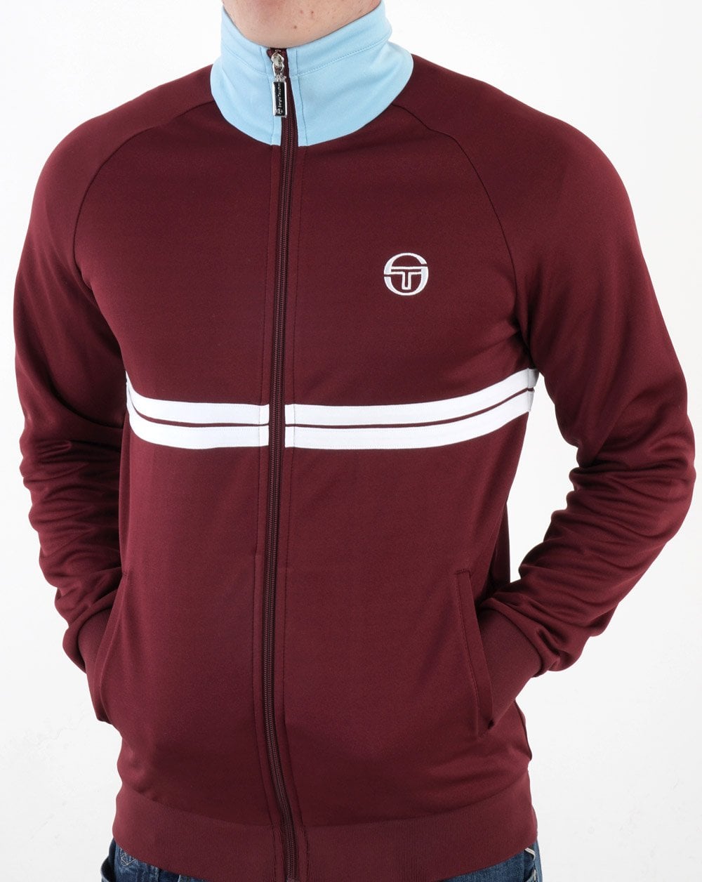 Sergio Tacchini Dallas Track Top Weinrot/Himmel