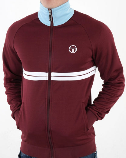 Sergio Tacchini Dallas Track Top Weinrot/Himmel