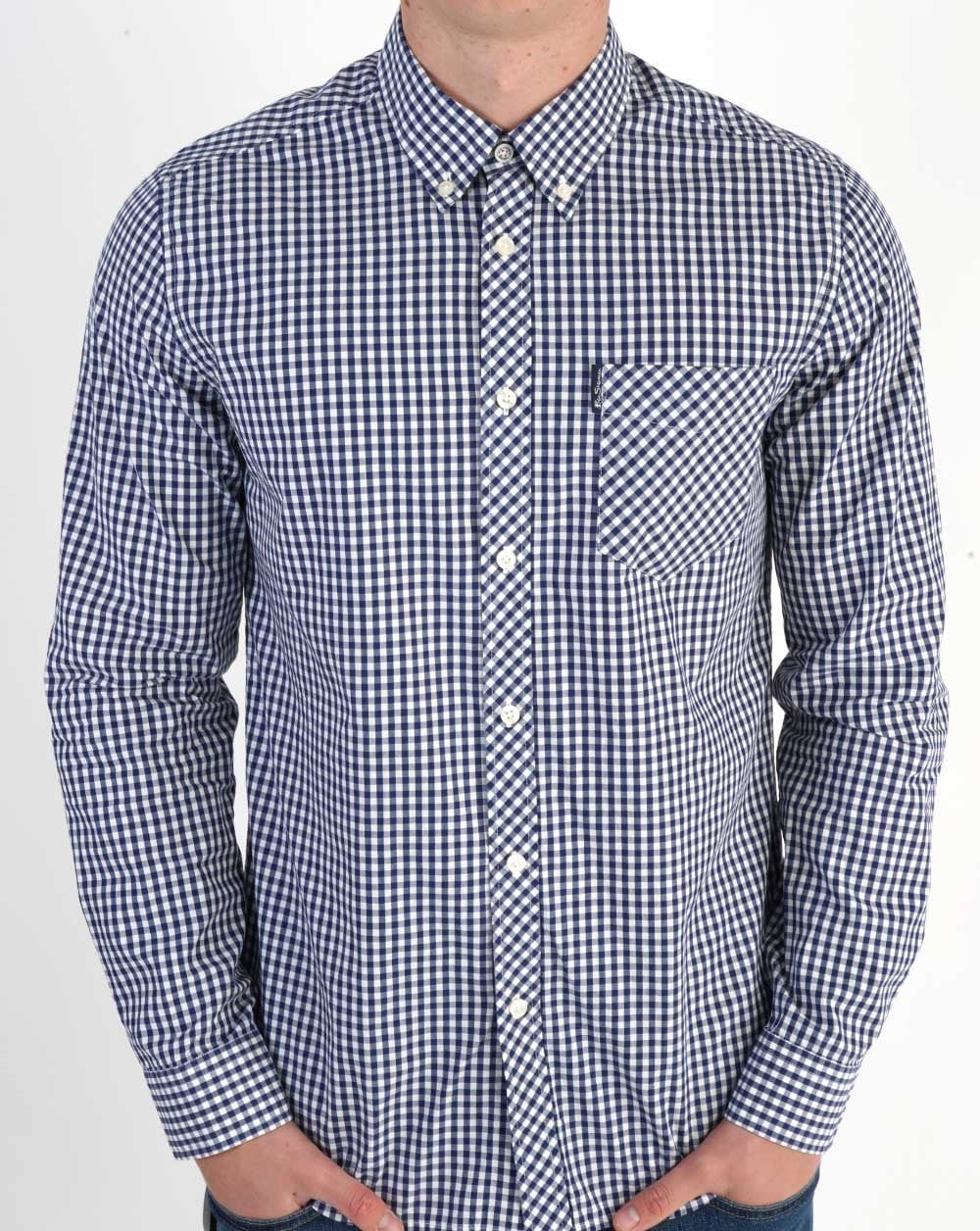 Ben Sherman Gingham Shirt in Blue