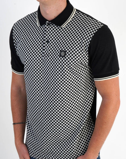 Trojan Mono Check Polo Schachbrett
