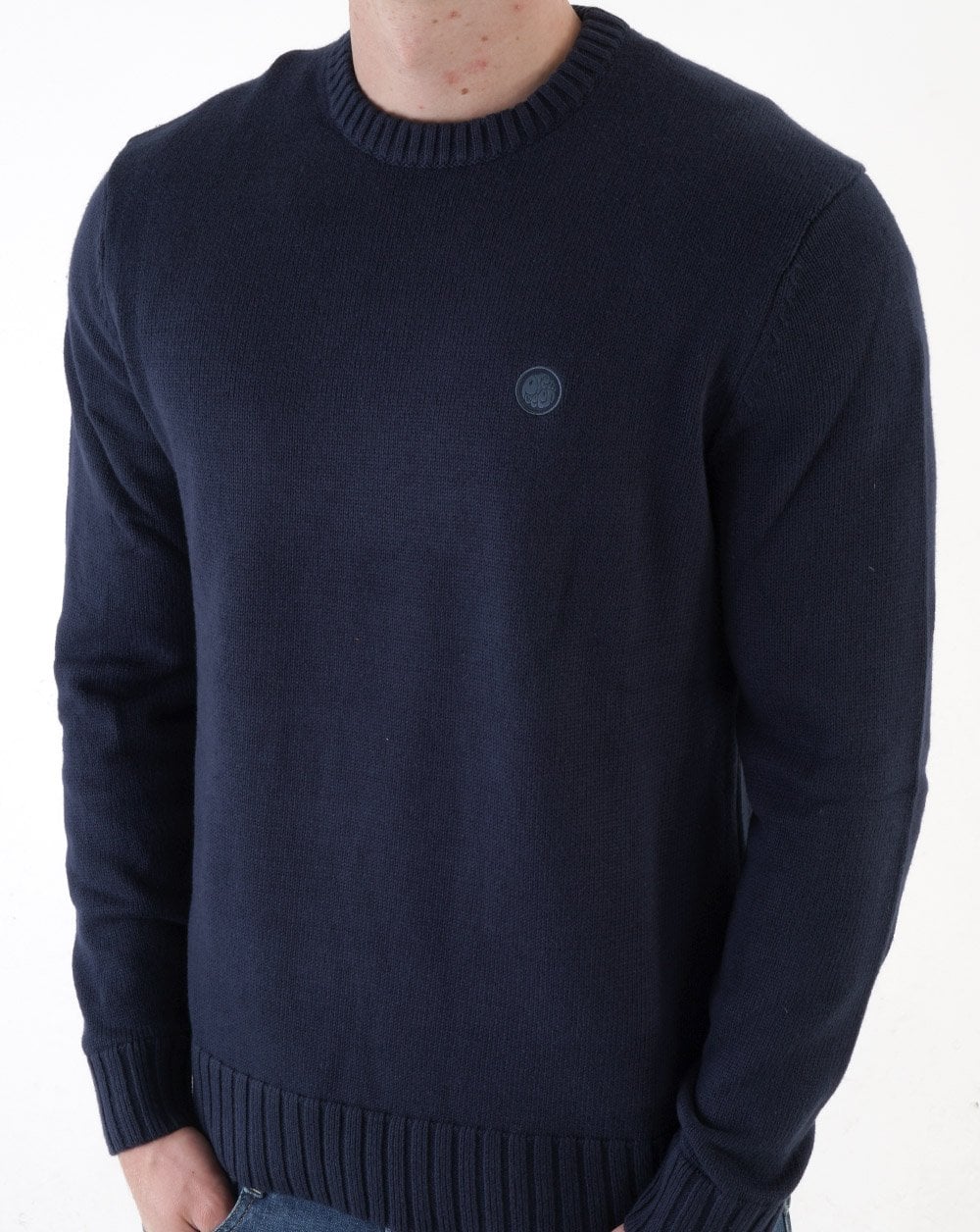 Pretty Green Standards Knitted Jumper Navy