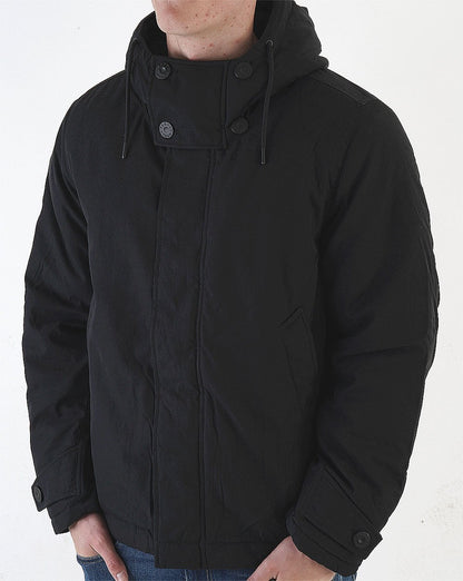 Pretty Green – Gesteppte Feldjacke „Oracle“ in Schwarz
