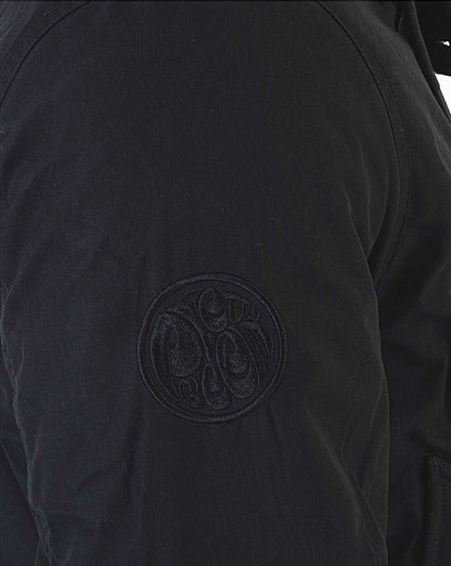 Pretty Green – Gesteppte Feldjacke „Oracle“ in Schwarz