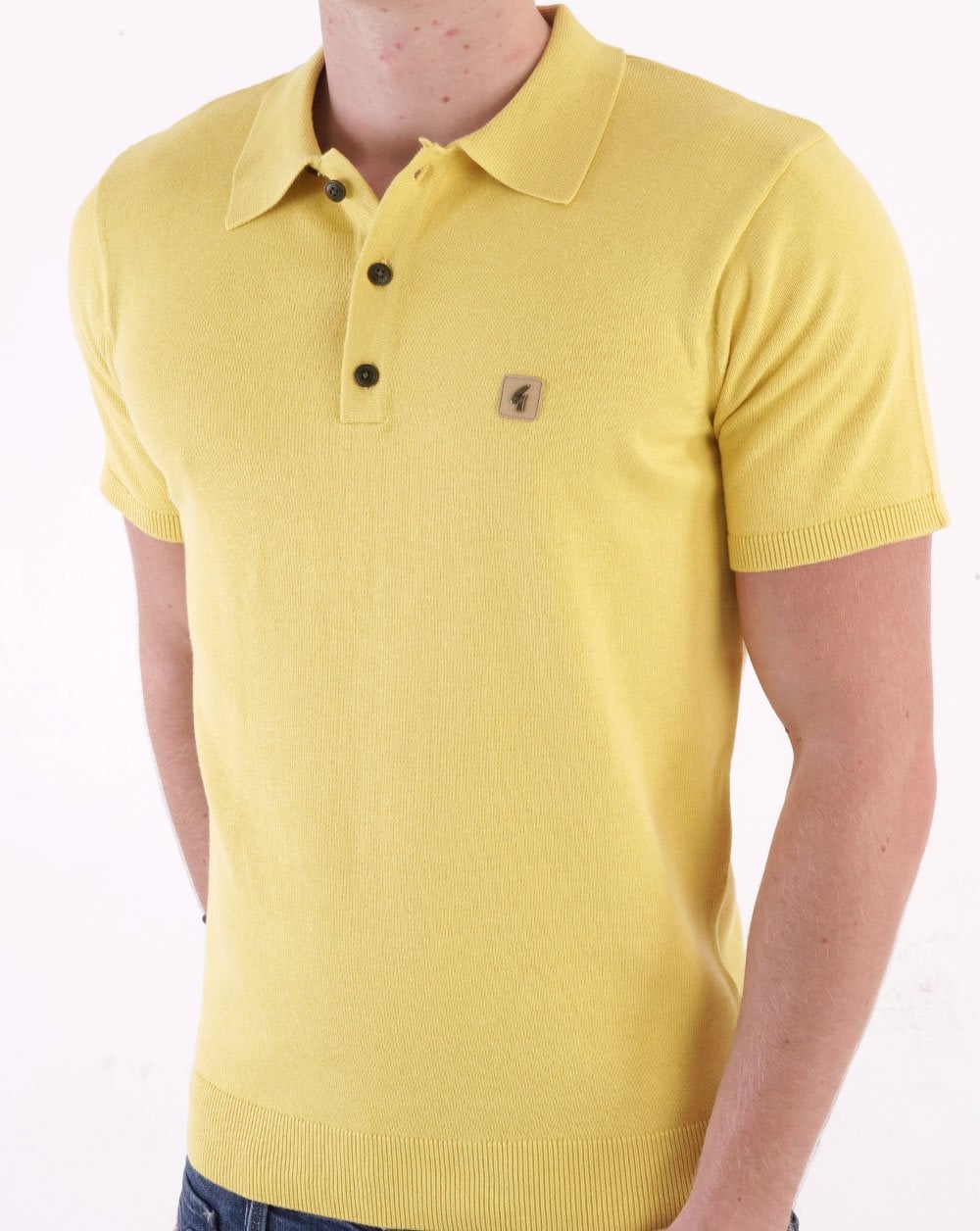 Gabicci Vintage Jackson Strickpolo Citron