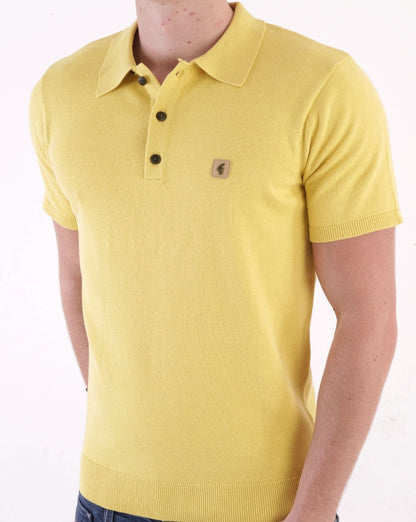 Gabicci Vintage Jackson Strickpolo Citron