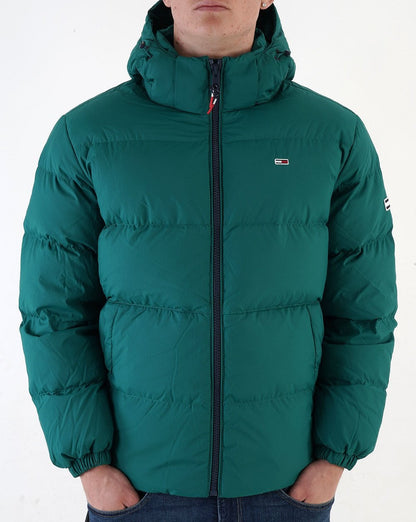 Tommy Jeans Essential Daunenjacke Grün