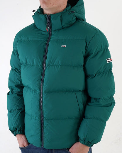 Tommy Jeans Essential Daunenjacke Grün