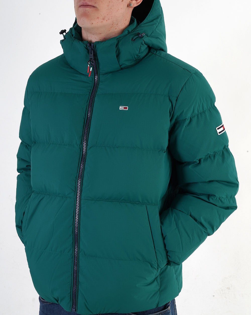 Tommy Jeans Essential Daunenjacke Grün